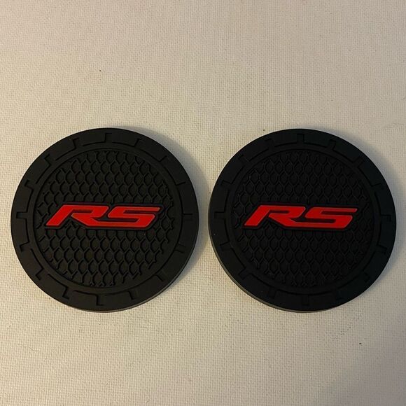 RS Rally Sport Car Cup Holder Coasters set of 2 NWT - Picture 6 of 7
